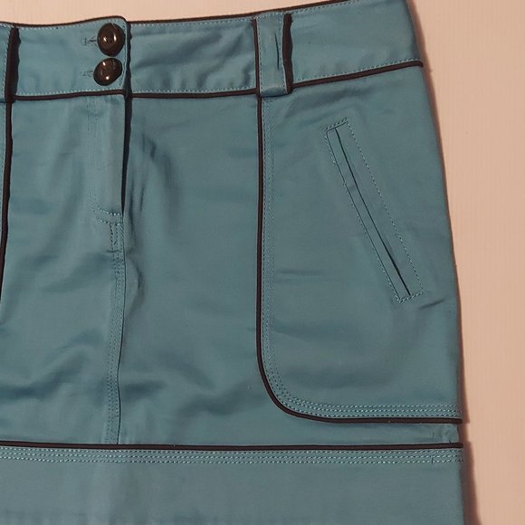 Turq/black hipster skirt - Picture 3 of 6
